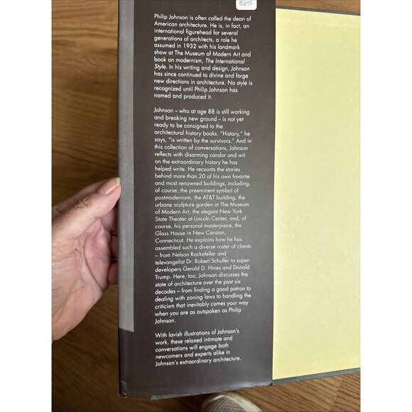 Philip Johnson‎ Book The Architect in His Own Words 1994 Modern/Postmodern - Picture 5 of 7